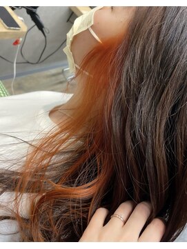 リベストバイジェービー 稲毛(li best. byjb) 大人かわいい/インナーオレンジ/美髪/ネビージュ[稲毛/稲毛駅]