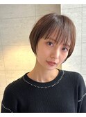 モードなシャープ大人ショートボブ 千歳烏山 BROOK