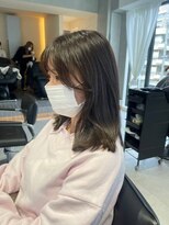 ヘアサロン ガリカ 表参道(hair salon Gallica)&nbsp;赤みの少ない透明感ベージュ/地毛風カラー/ブリーチなし