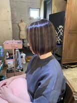 トト 船橋店(toto.)&nbsp;黒髪/グレーベージュ/レイヤーロング/前髪パーマ[西船橋/津田沼]