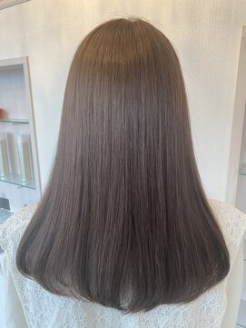 エルベ 内原店(elve) ツヤ髪グレージュカラー