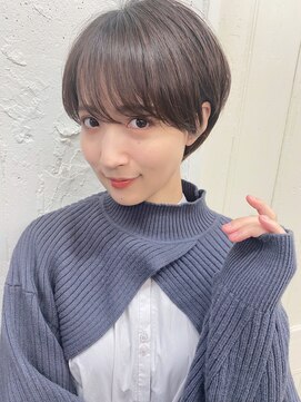 イルウィ(irwi) 【トレンド】お洒落かわいい　丸みショートヘア　透明感カラー