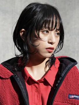 ピークアブー 原宿ハラカド(PEEK-A-BOO) ウルフレイヤー/パーマ/レイヤーカット/顔まわりレイヤー