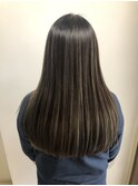 髪質改善ストレート　ロング