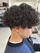 フゥ 宇都宮(FeU) 波巻きパーマメンズパーマメンズヘアツーブロックツイストパーマ