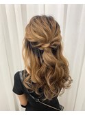 ヘアメ☆ヘアセット/ハーフアップユルふわ