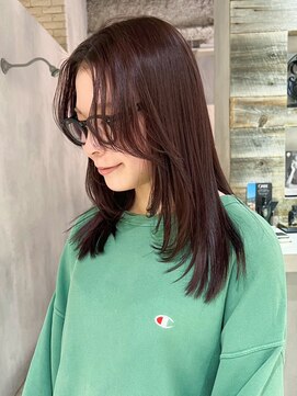 アイティー バイ アルバム 中野店(IT by ALBUM) オリーブカラー秋色透明感カラー_ba498861