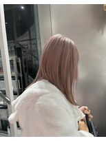 シェリ ヘアデザイン(CHERIE hair design)&nbsp;福岡 ブリーチ ベージュ グレージュ ダブルカラー ハイライト