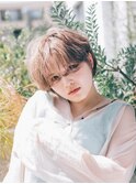 マッシュショート/ハンサムショート/前髪長めショート