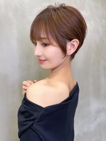 ロンド ストラーダ 心斎橋(Lond strada)&nbsp;ショート×ハイライト白髪ぼかし×愛され似合わせカット[心斎橋]