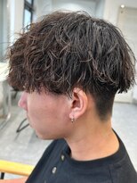 フゥ 宇都宮(FeU)&nbsp;波巻きスパイラルパーマツイストパーマメンズマッシュパーマ