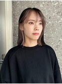 原宿ローライトブリーチダブルカラーインナーカラーショートボブ