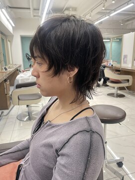 アッシュ 下北沢店(Ash) くせ毛を活かしたショートウルフ