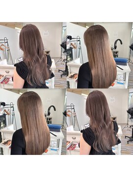 アフューズバイストゥー(Vfuse by StueW) 色っぽ可愛いグレージュスタイル/髪質改善/ブリーチ/カラー