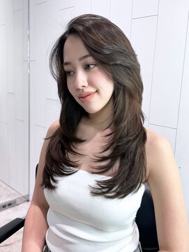 アイティー バイ アルバム 浦和店(IT by ALBUM) マロンベージュフェミニンロング似合わせカット_F0109