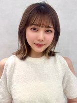 エジョン 幡ヶ谷店(Aejon) イメチェン/似合わせカット/フルバング/レッドブラウン/新宿