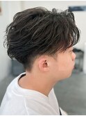 奈良men'sツイストフェザーパーマ フェザーショート
