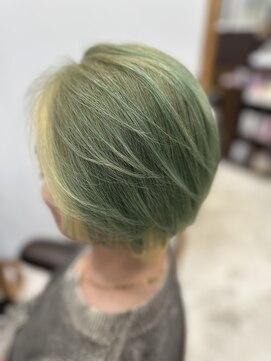 コーサク ヘアーデザイン(KOSAKU HAIR DESIGN) フルブリーチカラーカット