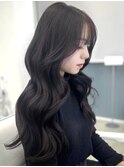韓国風ブラックカラー/表参道ワンホンヘアERIKA