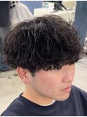 熊本 シャドウパーマ 韓国風 マッシュ MEN'S HAIR