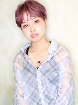 バース(BIRTH) ショート＆ボブ専門サロン【BIRTH】ピンクカールショート3