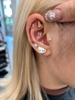 ベレーザ 渋谷神南(Beleza)&nbsp;15300耳つぼジュエリーヘアアレンジ披露宴結婚式2次会ヘアセット