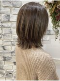 外ハネボブ/美髪/ワイドバング/ホワイトブロンド/イメチェン