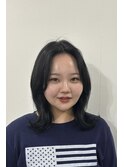 ★レディース，カット，韓国風，顔周りカット，ヨシンモリ