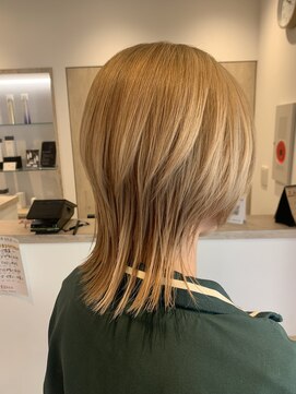 アズールサン 草加西口店(azule-sun) ダブルカラー,ミルクティーベージュ,透明感ベージュ【草加】