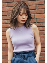 フルショウ 小牧(FURUSHO)&nbsp;パールベージュ/バタフライカット/エアタッチバレイヤージュ