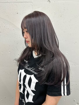 シーク 天神(SEEK) 松尾菫菜/レイヤーカット/ラベンダーベージュ