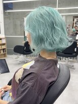 ウェーリング(Welring) ハイトーンミントグリーン　デザインカラーフェイスフレーミング