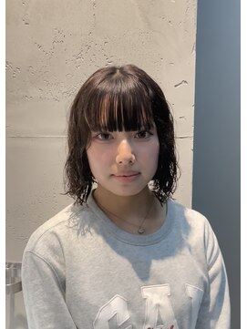 シアン 大須店(CYAN.) ブリーチパーマ×暗髪カラー