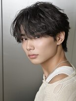 ルーシー 川越(LUCEY)&nbsp;センターパートフェザーパーマシャドウパーマメンズパーマ