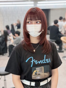 ロンドリゼル 札幌(Lond RiseL) オリーブグレー/前髪/ボブ/マロンベージュ/レイヤーカット/小顔