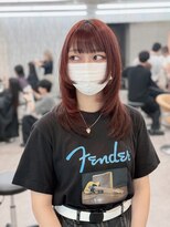 ロンドリゼル 札幌(Lond RiseL) オリーブグレー/前髪/ボブ/マロンベージュ/レイヤーカット/小顔