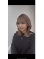 ロンドルピナス 小倉(Lond Lupinus) 黒髪カタログ/オリーブグレー/ココアベージュ/小顔に見せるヘア