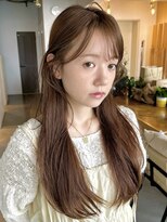 ディッセンバー 渋谷(December) 【December】小顔カット/ブリーチなしオリーブベージュ