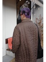 エディ(Edy)&nbsp;スパイキーショートケアブリーチダブルカラー外国人風眉毛カット