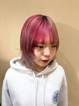 サラ ビューティ サイト 春日(SARA Beauty sight) 【デザインカラー】チグハグ☆アンブレラカラー