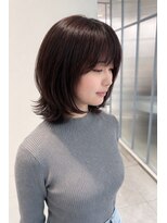 ガリカ 大名(Gallica)&nbsp;<ゲスト>上品大人見え、ラベンダーブラウン x くびれミディアム