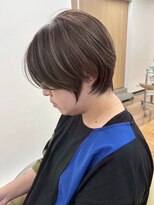 ジービージー(GBG)&nbsp;くびれショートボブ40代50代グレイカラー白髪染め白髪ぼかし