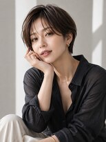 リリアーナ(LILIANA)&nbsp;池袋 ハンサムショート 大人ショートヘア シースルーバング