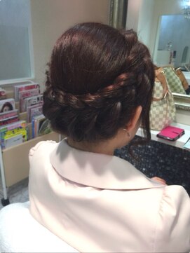 ヘアーサロン ジュエル(Hair Salon JEWEL) 編み込みアップ