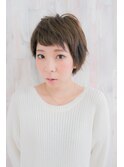 アシンメトリーショートボブ