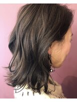 メリッサ ヘアーアンドスパ(melissa hair&spa) 外ハネ切りっぱなしボブ