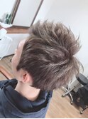 小細工なし◎束感ショート×ミルクティーアッシュ