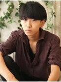 ルードな男性感を追求した、綾野剛テイストストレート。