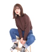 大人かわいい外国人風ミルクティーブラウン　20代30代40代