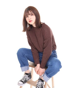 ノアランス 池袋(noah rance) 大人かわいい外国人風ミルクティーブラウン 20代30代40代